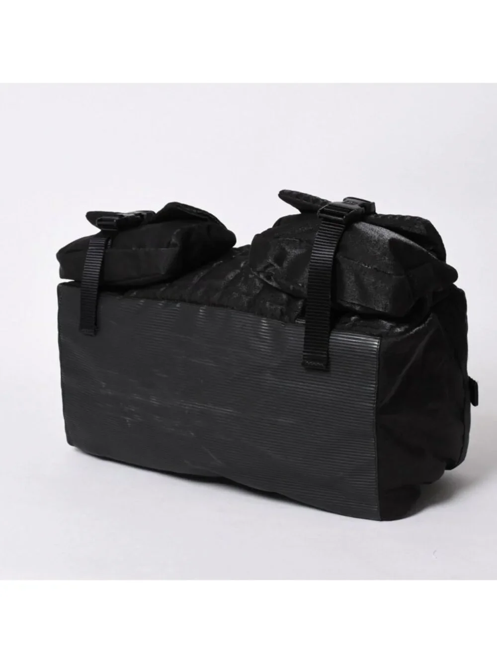 Chanel Sports Line Boston Bag Quilted Black Silver